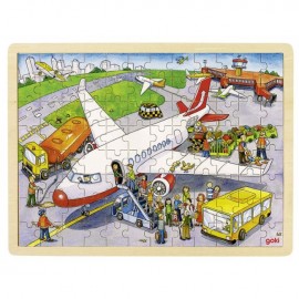 Puzzle Aeroportul Goki, 96 piese, dezvoltare