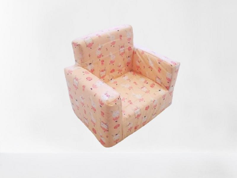 Fotoliu Dancing Bunny Pink Mykids | Confort și Design - imagine 2