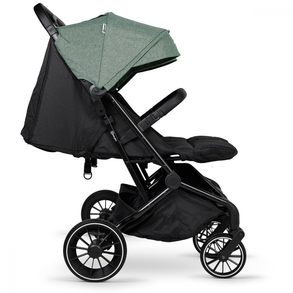 Carucior Gemeni BabyGo GoTwince Green - imagine 8