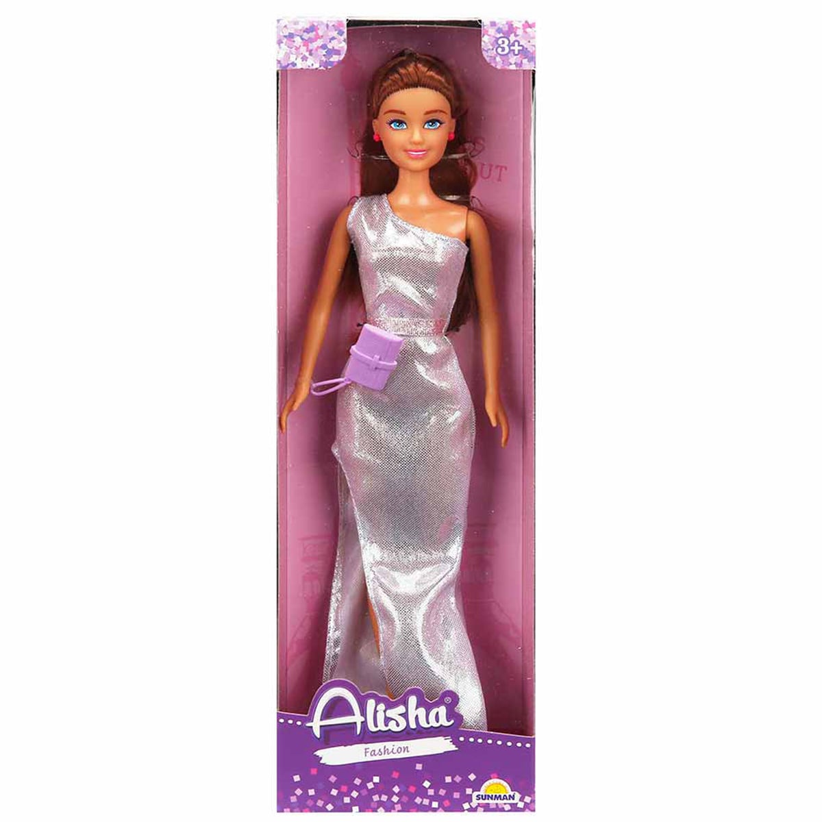 Păpușă Alisha Rochie Argintie de Seară