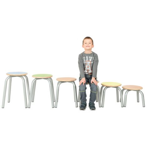Taburet Stivuibil Flexi Galben | Moje Bambino - imagine 3