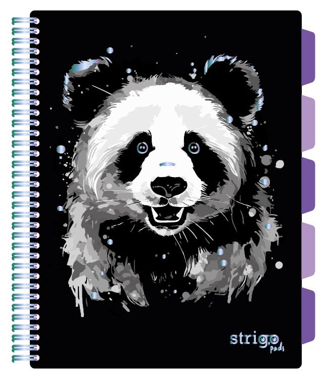 Caiet Spirala Strigo Panda A4, Dictando
