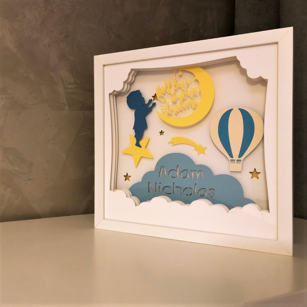 Tablou Luminos Baietel 029 - Deco Magica Noorhandmadeatelier - imagine 4