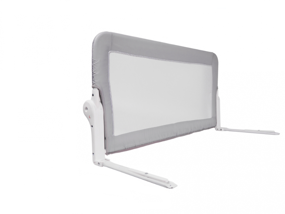 Bariera Protectie Pat Ikonka Pliabila, Gri, 120 cm - imagine 5