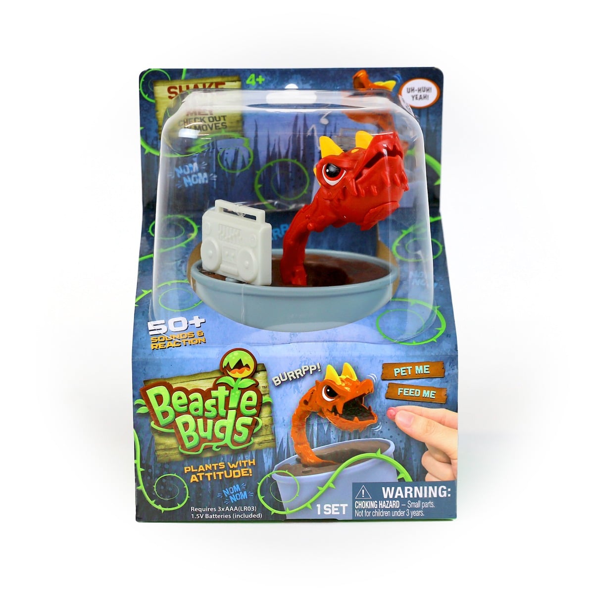 Beastie Buds Planta Carnivora - Interactiva si Reacționa