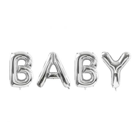 Balon Baby Argintiu Party deco | 262x86 cm