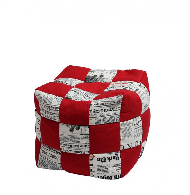 Taburet Cub Red Paparazzi Pufrelax