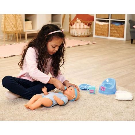 Păpușă Simba Baby Doll 43cm Accesorii Albastru - imagine 8