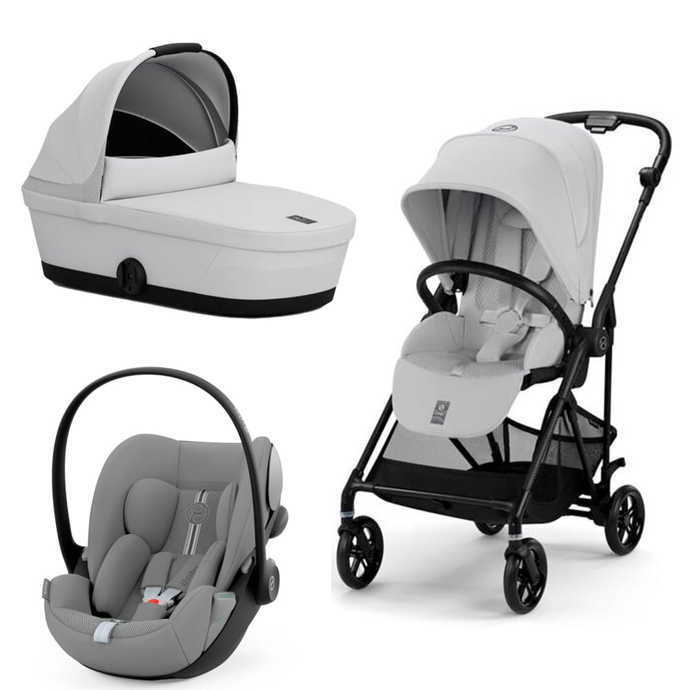 Cybex Melio Carbon 3 in 1 Fog Grey | Usor si Compact