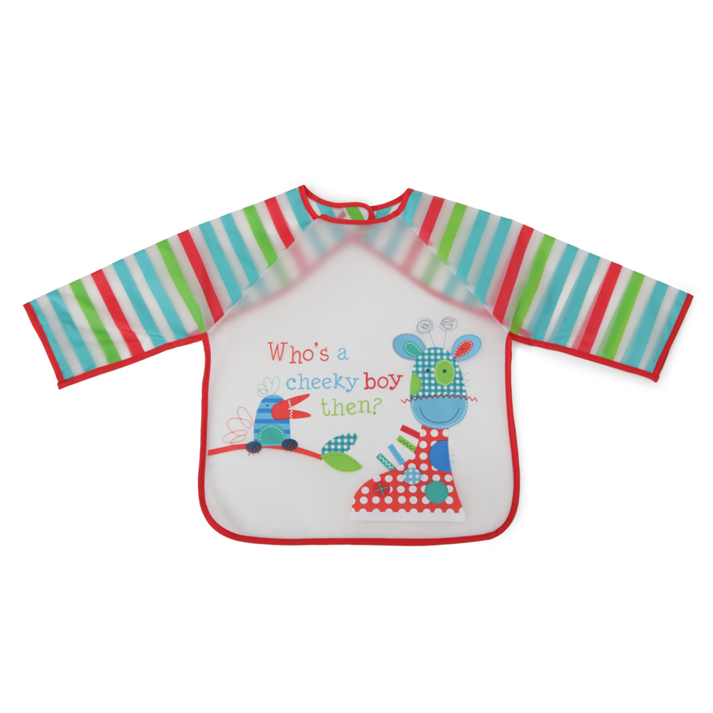 Baveta impermeabila cu maneci Messy Red Cangaroo - imagine 2