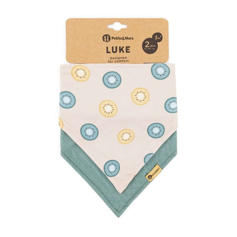 Set 2 Bavete PetiteMars Luke - Bumbac Natural - imagine 3