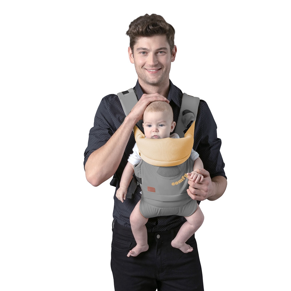 Marsupiu Chipolino Comfy Grey, 4 Pozitii - imagine 2