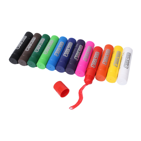 Set Guasă Solidă Ocolor 12 Culori | Lavabil
