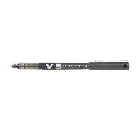 Roller Pilot V5 Hi-Tecpoint 0.5 mm, Negru