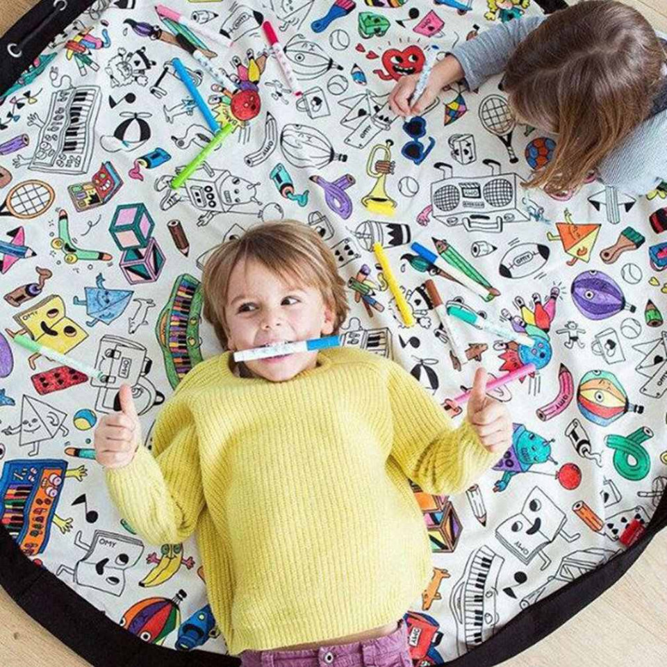 Covor de joacă și organizator 2in1 Toys Drool - imagine 2