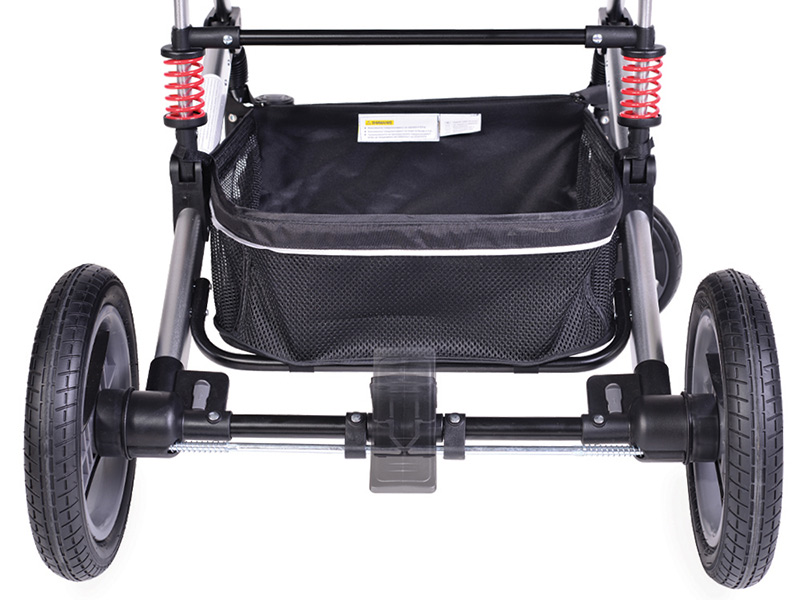 Carucior Moni Gala 2 in 1, Gri Piele, 0-36 luni