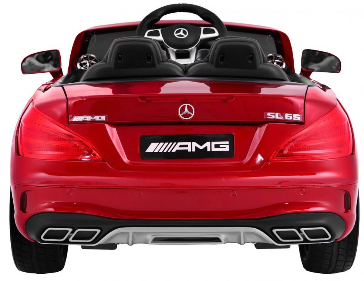 Masinuta Electrica Mercedes SL65 Visiniu - imagine 3