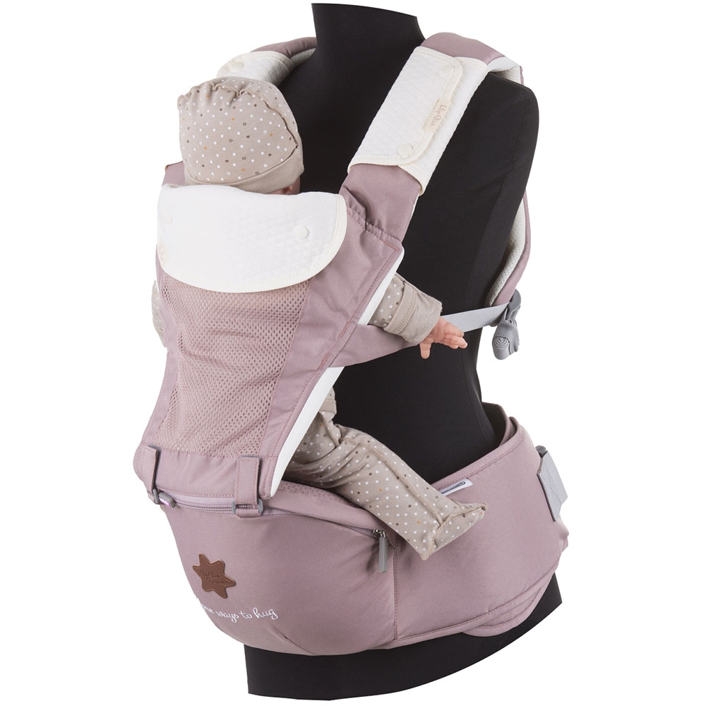 Marsupiu Chipolino Hip Star Rose, Ergonomic - imagine 8