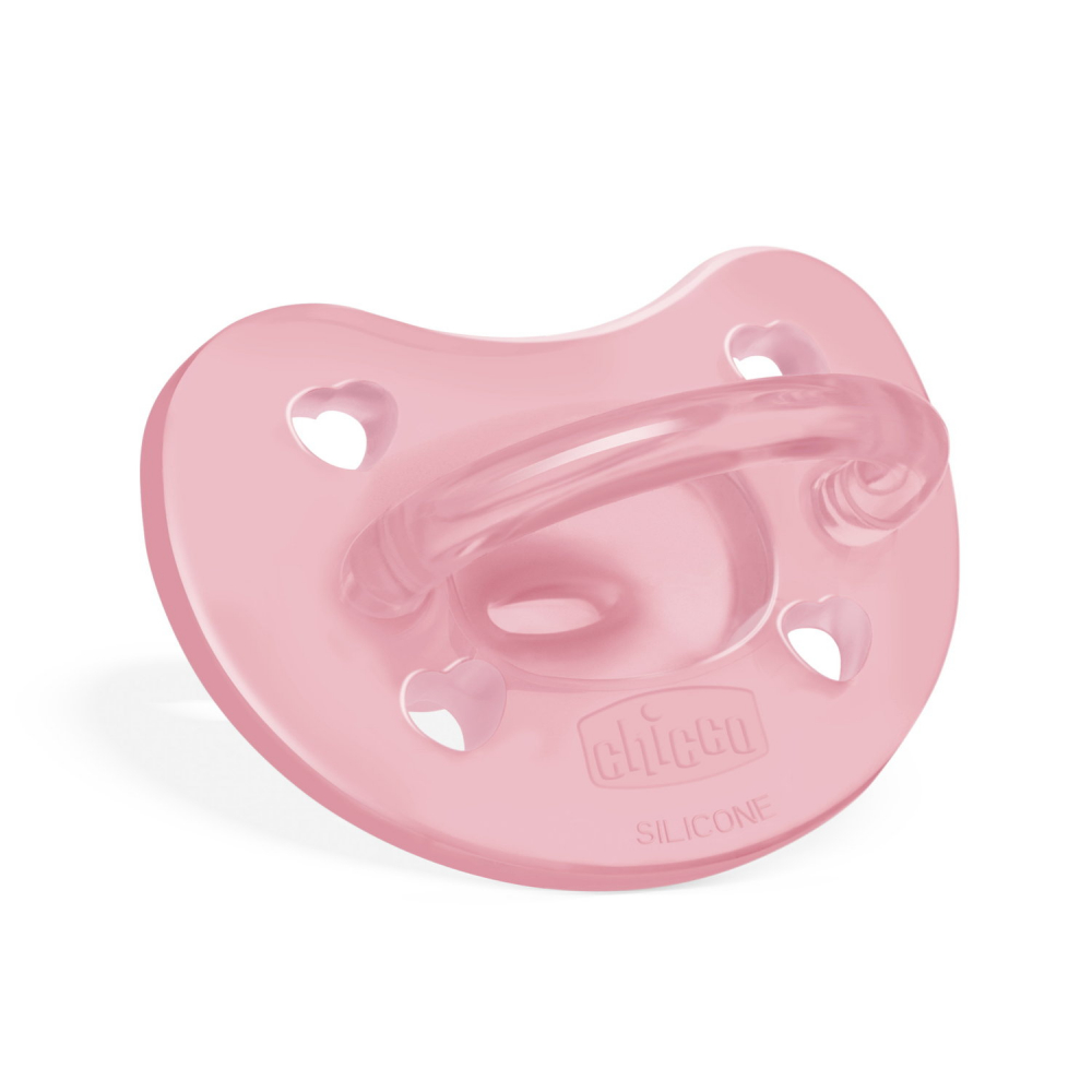 Suzeta Chicco PhysioSoft Silicon 6-16Luni Roz