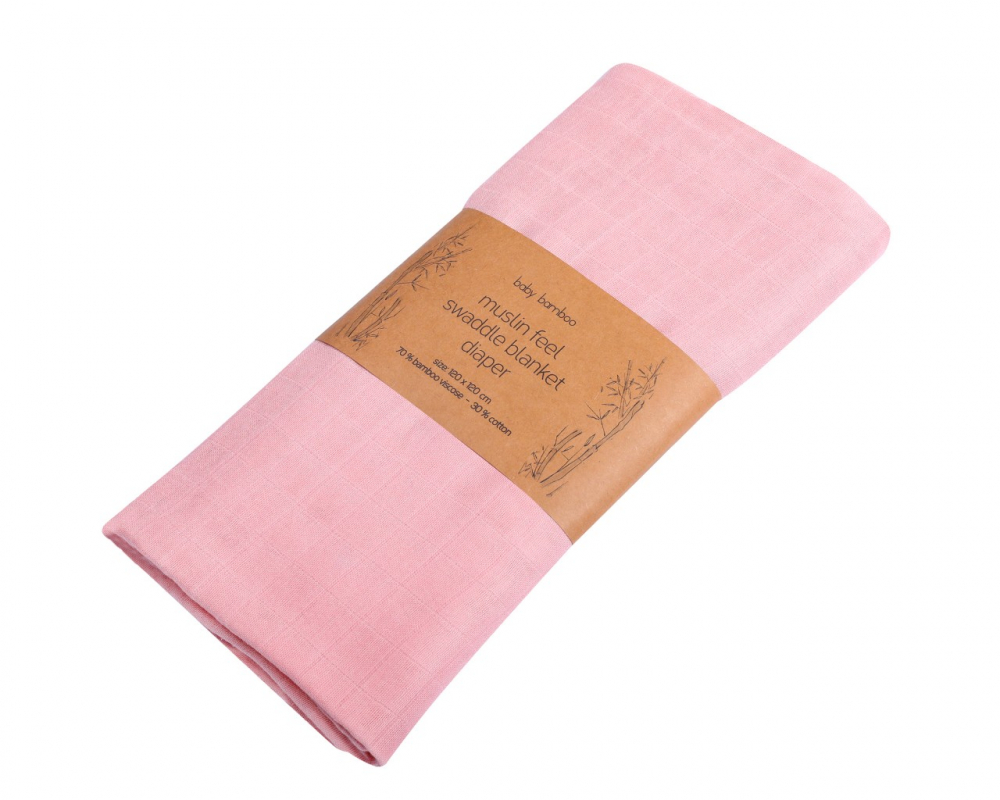 Scutec Bambus 120x120 Pink | Duetbaby