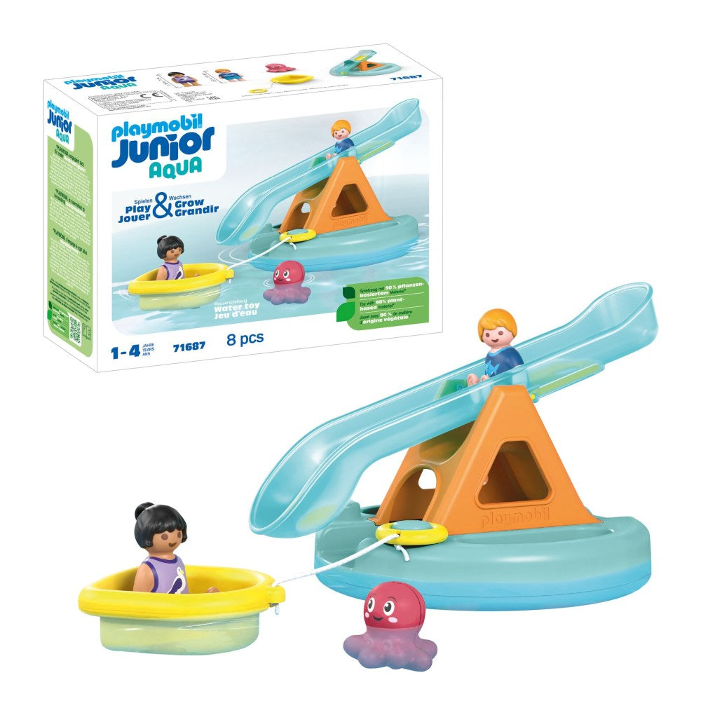 Balansoar apă Playmobil Junior Aqua - Distracție la baie - imagine 6