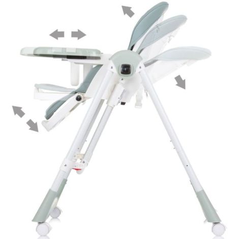 Chipolino Milk Shake 2-in-1 Scaun Masa Verde Pastel - imagine 6