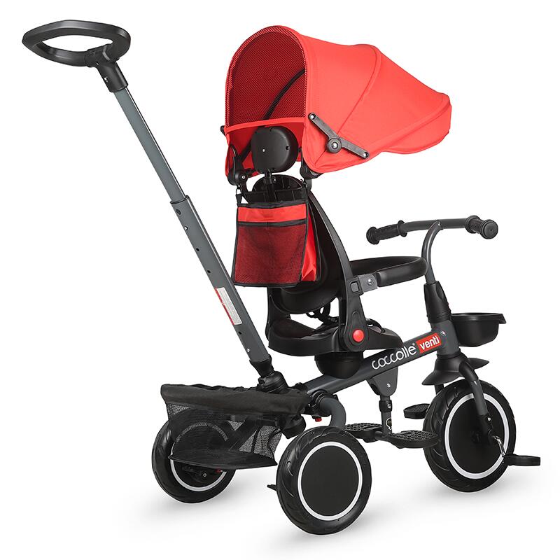 Tricicleta Coccolle Venti Chili Pepper 3 in 1 - imagine 5