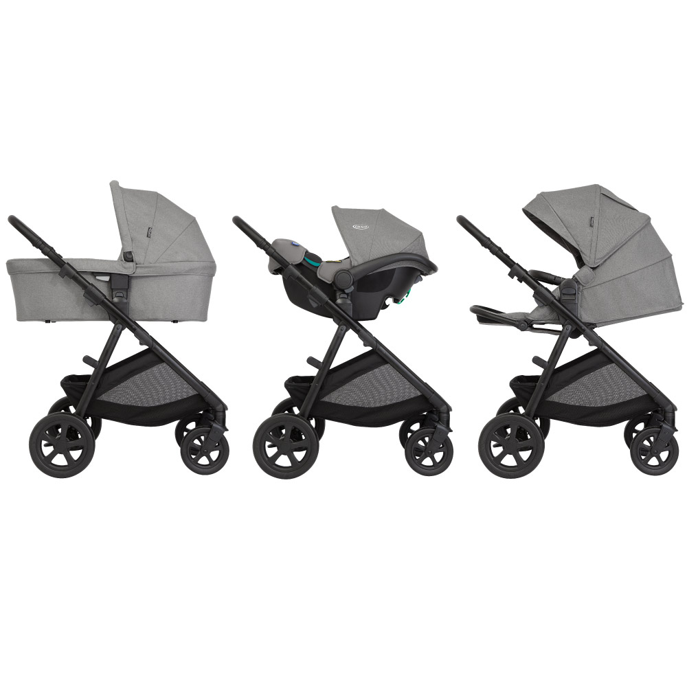 Carucior 3 in 1 Graco Near2Me DLX Ash - imagine 3