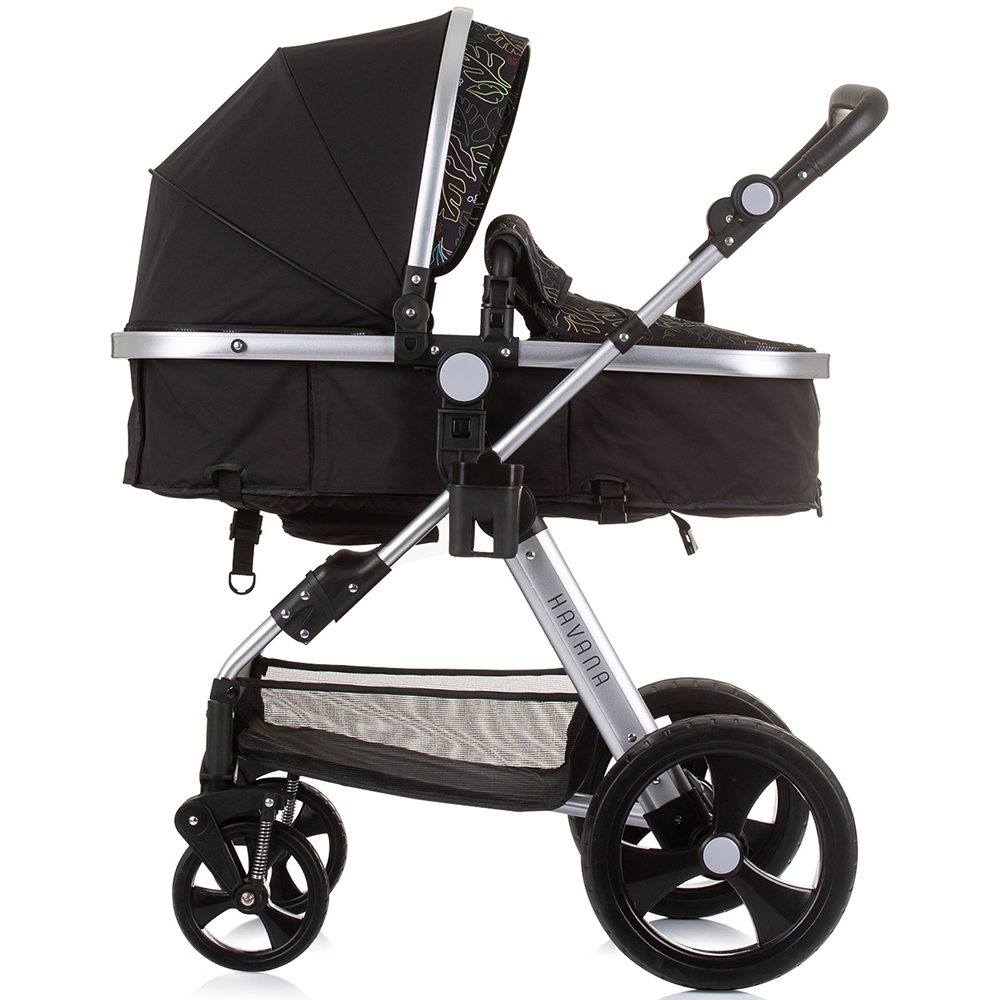 Carucior Chipolino Havana 2 in 1, Obsidian Leaves - imagine 9