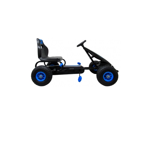 Kart Pedale R-Sport G8 Albastru cu Roti Gonflabile - imagine 4
