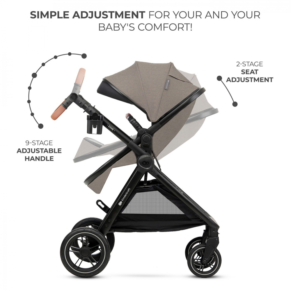 Kinderkraft Esme 3 in 1 - Carucior Premium Reversibil - imagine 12