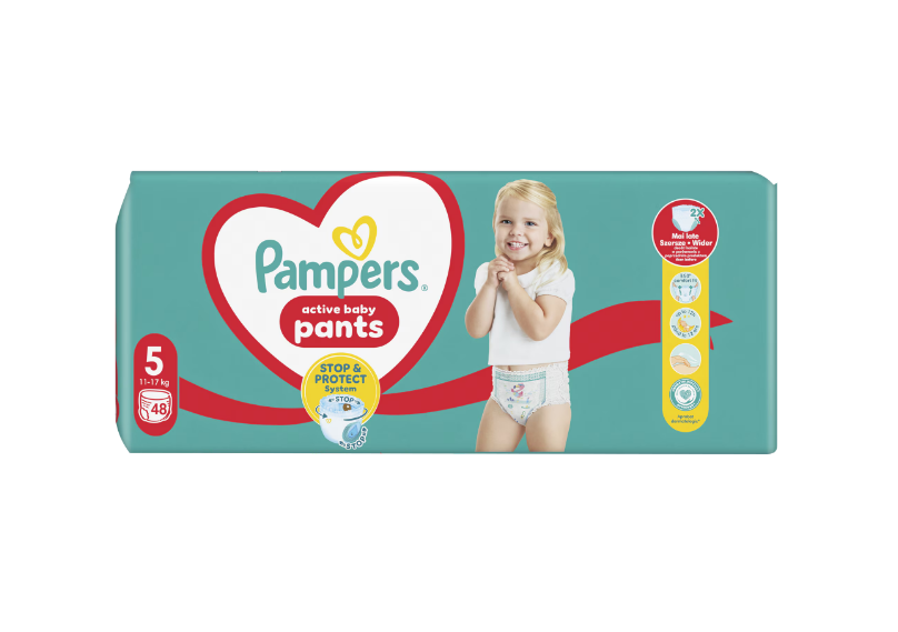 Scutece Pampers Pants 5, 12-17kg, 48 buc