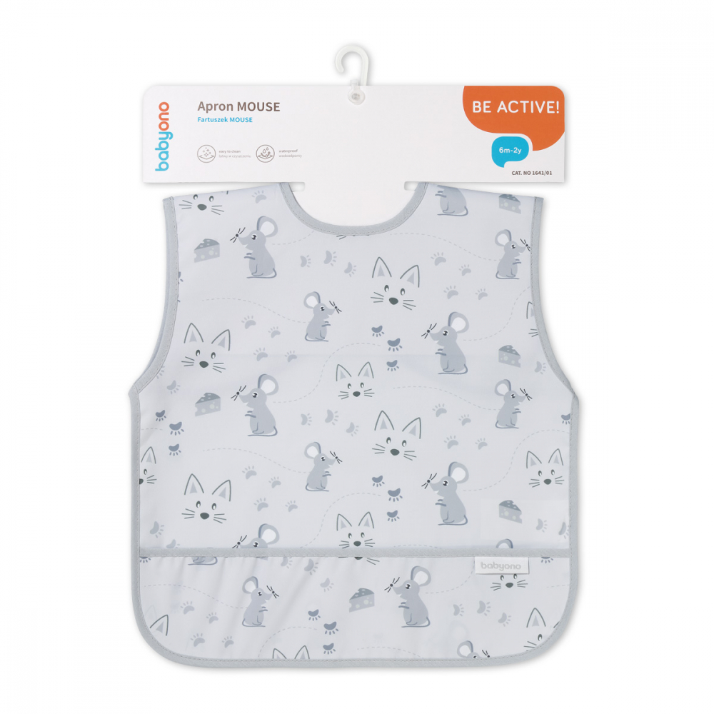 Baveta Impermeabila Mouse Babyono | Protecție