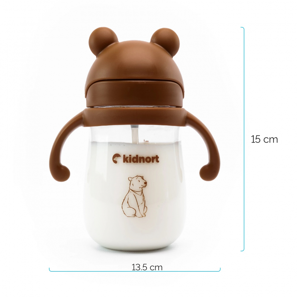 Sticluta Tritan Kidnort cu Pai si Biluta, 240ml