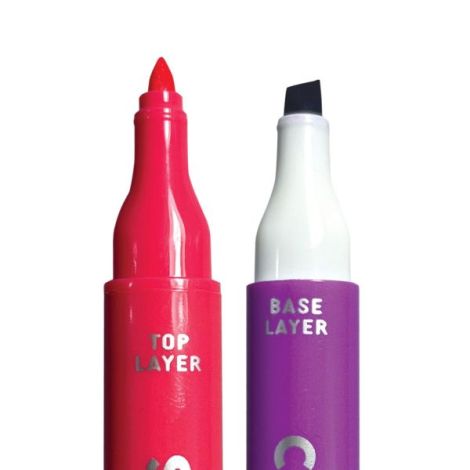 Ooly Color Layers - Carioci duble, 8 culori - imagine 5