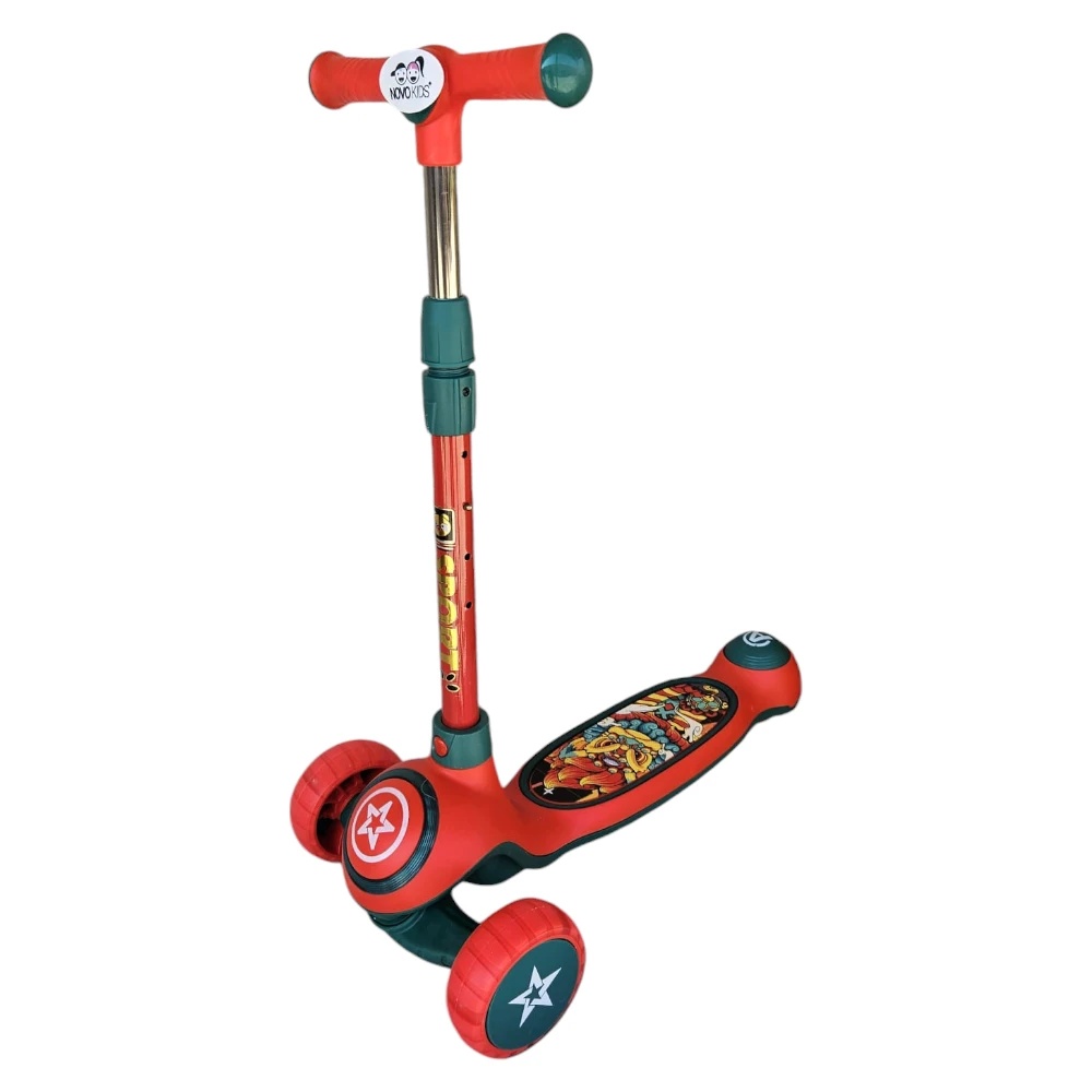 Trotineta Novokids Roti Luminoase si Pliabila - imagine 4