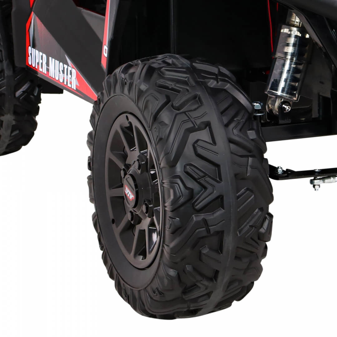 Buggy UTV 24V 400W Rosu - Autokids - imagine 7