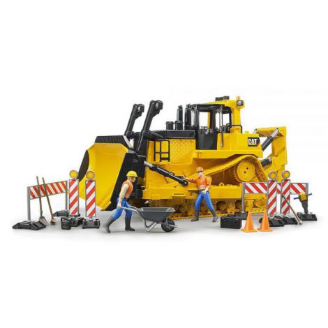 Bruder Tractor CAT pe Senile - Jucărie Realistă - imagine 5