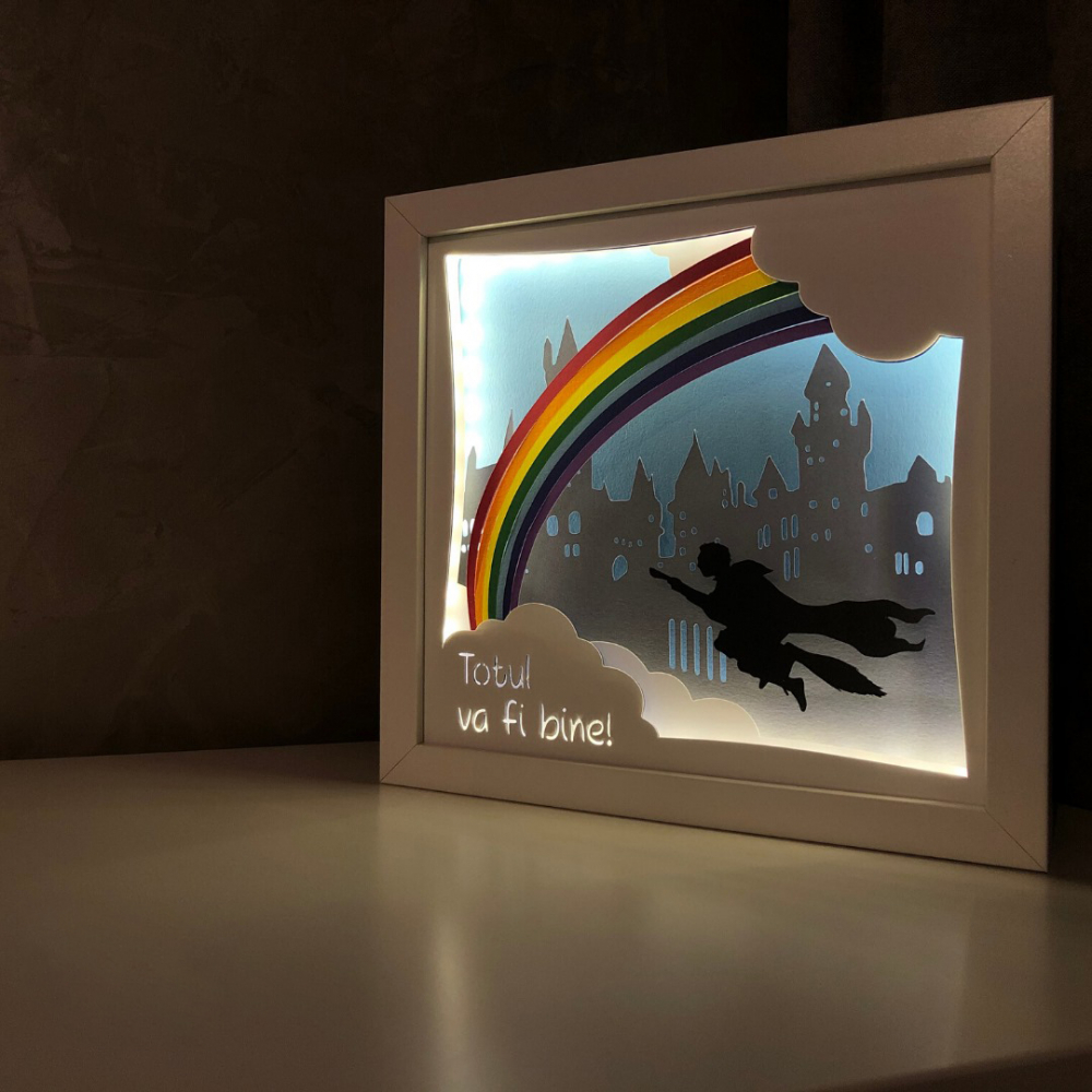 Tablou Luminos Harry Potter | Noorhandmadeatelier