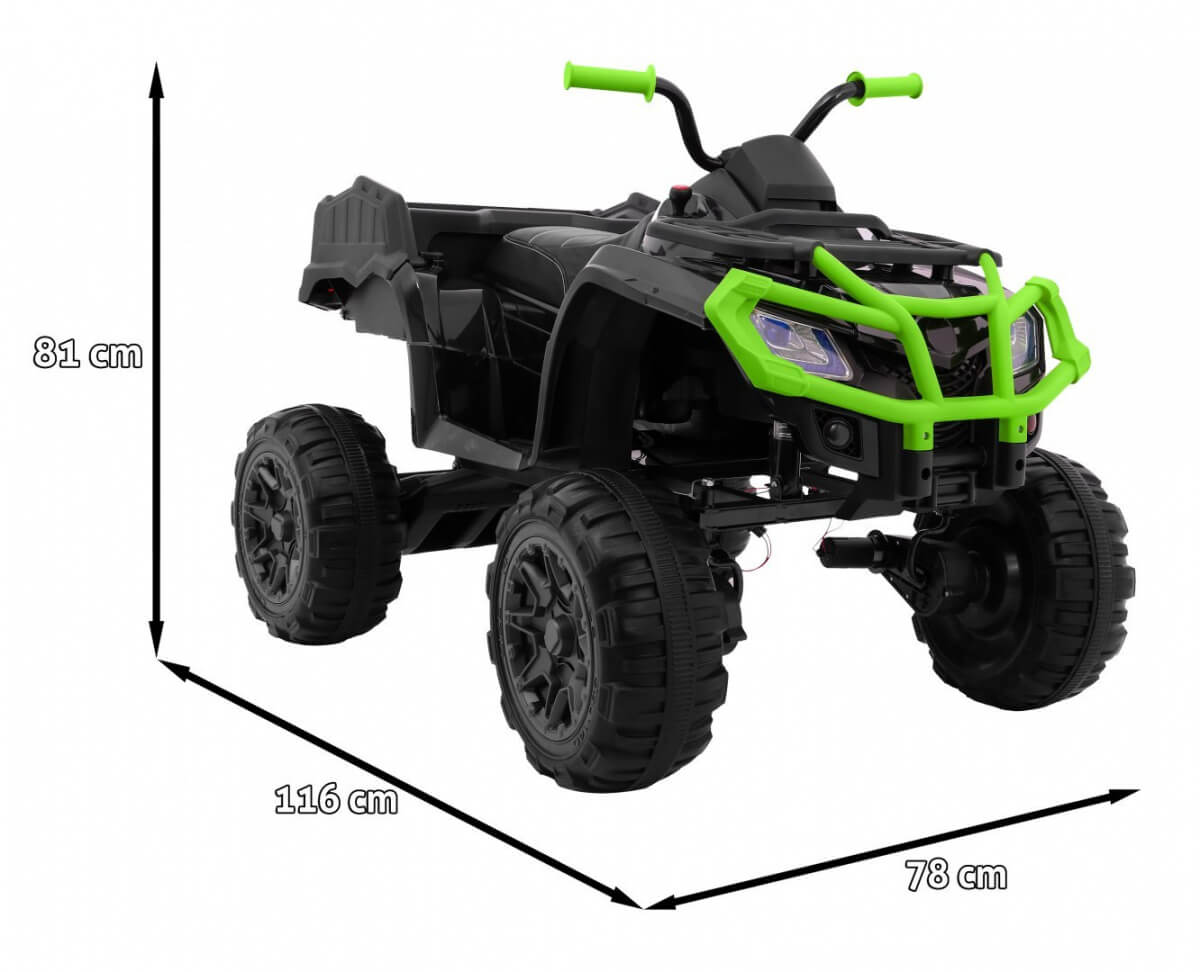 ATV Electric Copii Quad XL 4x4 12V Autokids - imagine 2