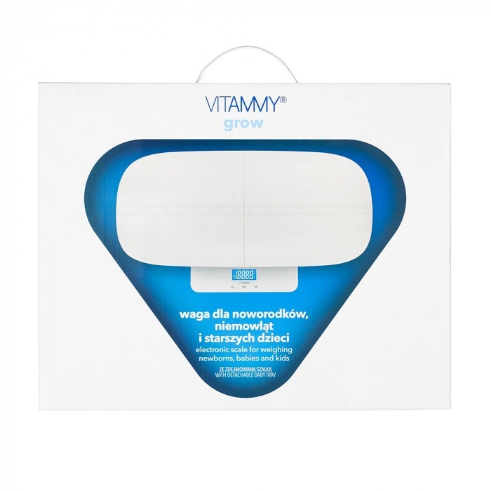 Cantar Electronic Vitammy Grow, 100kg, Tava Detasabila - imagine 5