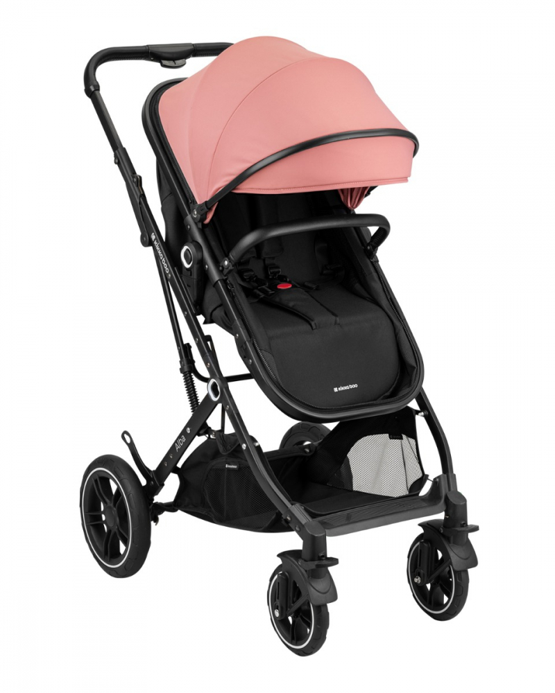 Carucior Transformabil 3 in 1 KikkaBoo Alba Pink - imagine 2