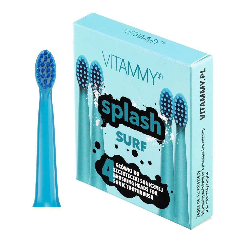 Set 4 Rezerve Periuță Vitammy Splash Surf Albastru - imagine 4