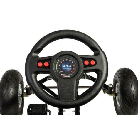 Kart Ferbedo Air Racer Negru | Jucărie Exterior 3-8 Ani - imagine 6