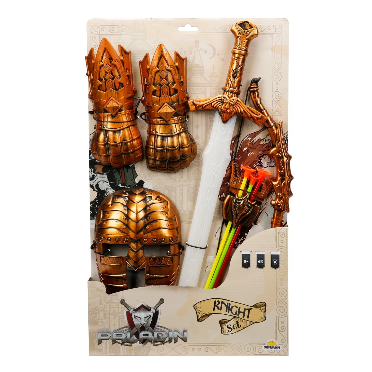 Set Cavaler Paladin cu Lumini și Sunete