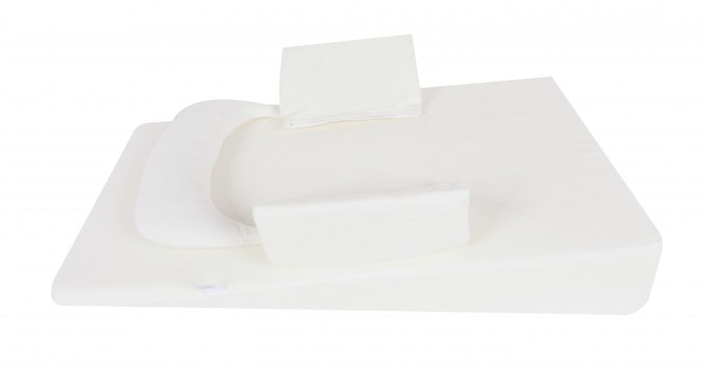 Pozitionator Inclinat Antiregurgitare SeviBaby, Alb - imagine 3