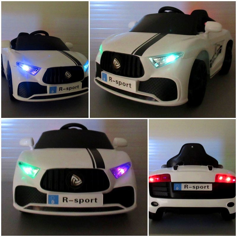 Mașinuță Electrică Cabrio B7 Alb | Autokids - imagine 4