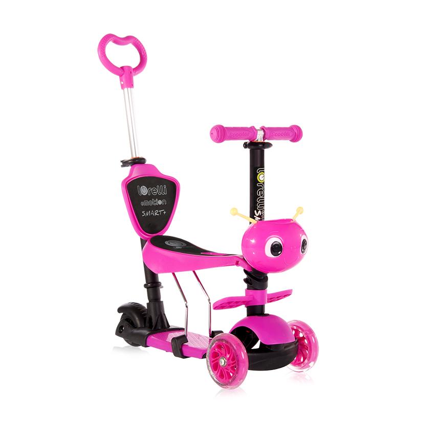 Lorelli Smart Plus Pink - Trotineta 3 Roti LED - imagine 9