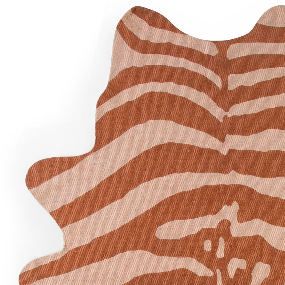 Covor Bumbac Childhome Zebra Nude 145x160