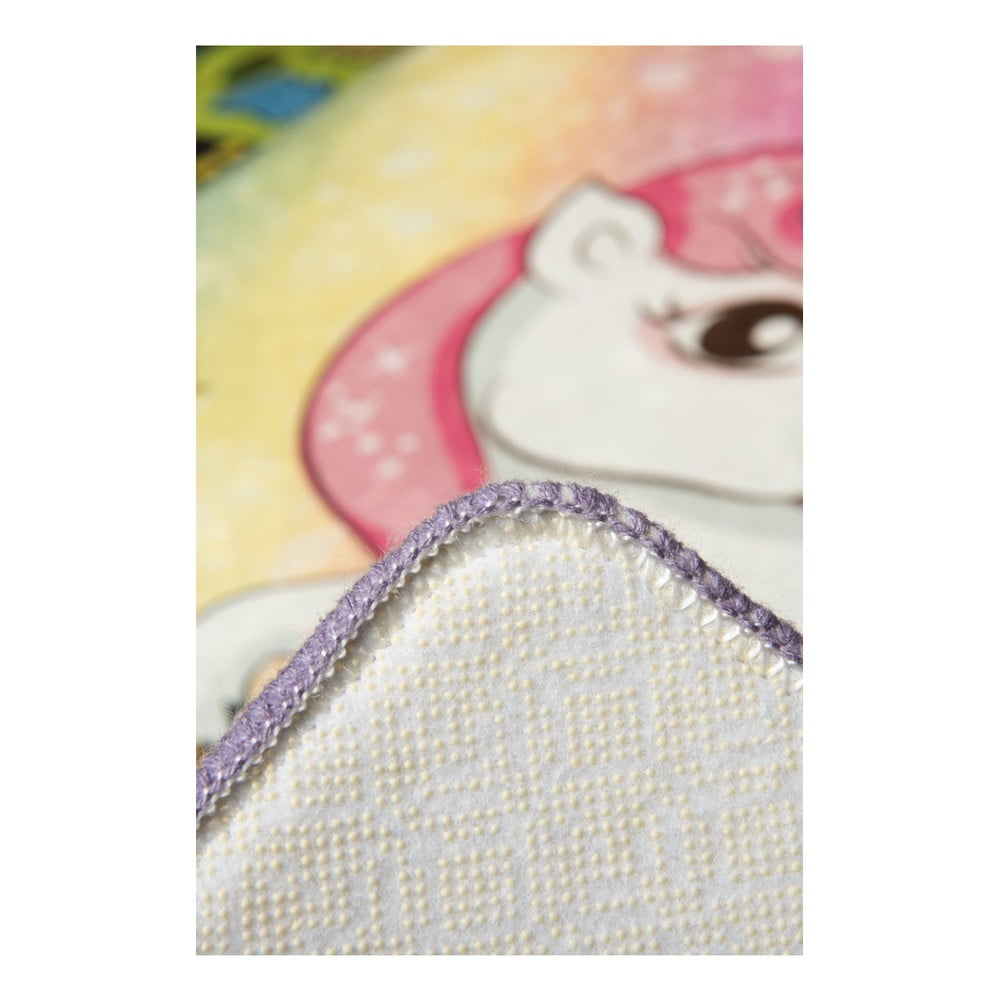 Covor Antiderapant Copii Unicorns 100x150 cm Chilai - imagine 4